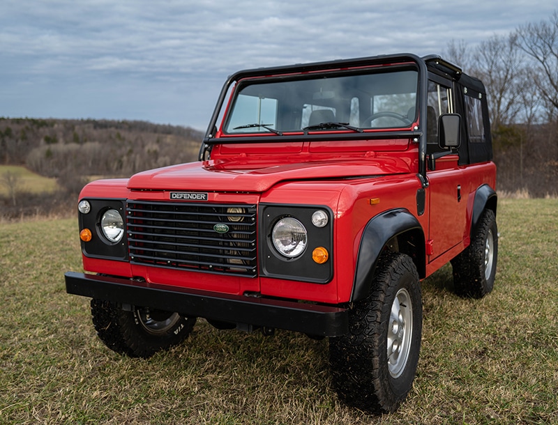 Classic series defender d90 soft top land rover defender import usa